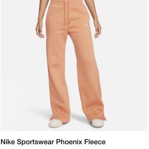 EUC NIKE PHOENIX AMBER SAIL HIGH WAISTED WIDE LEG SWEATS